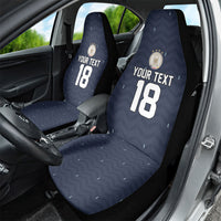 Custom Germany Football 2026 Car Seat Cover Midnight Eagle Heritage