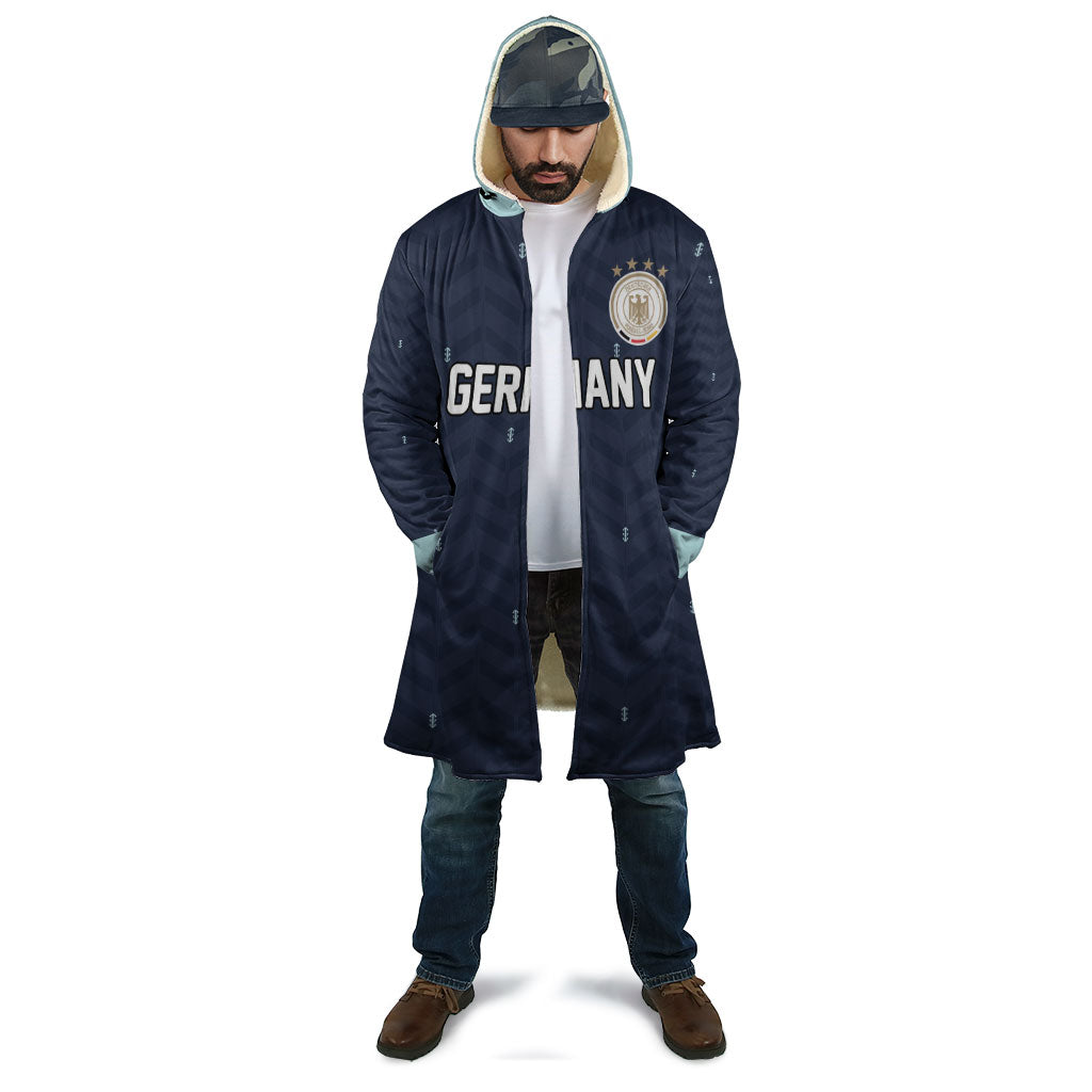 Custom Germany Football 2026 Cloak Midnight Eagle Heritage