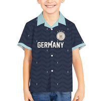 Custom Germany Football 2026 Hawaiian Shirt Midnight Eagle Heritage