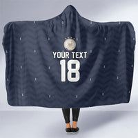 Custom Germany Football 2026 Hooded Blanket Midnight Eagle Heritage