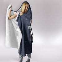 Custom Germany Football 2026 Hooded Blanket Midnight Eagle Heritage
