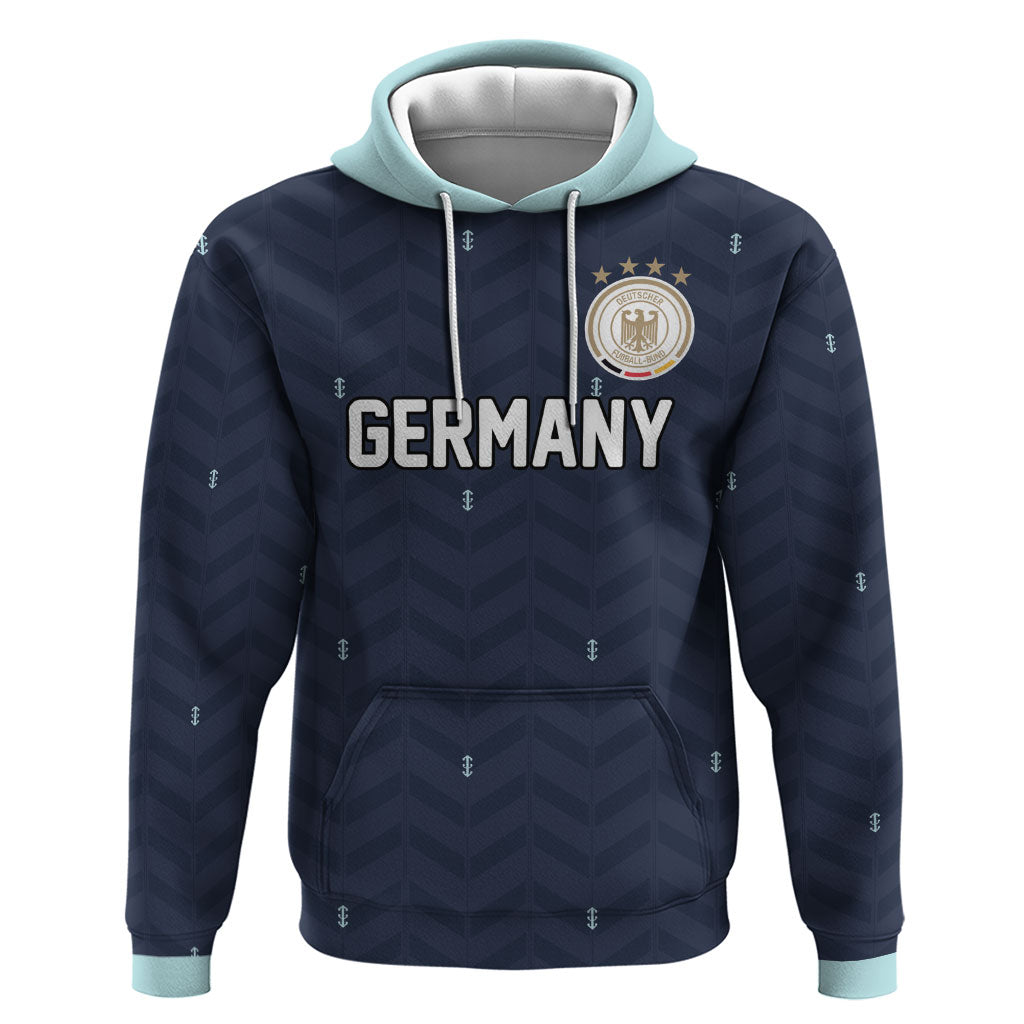 Custom Germany Football 2026 Hoodie Midnight Eagle Heritage