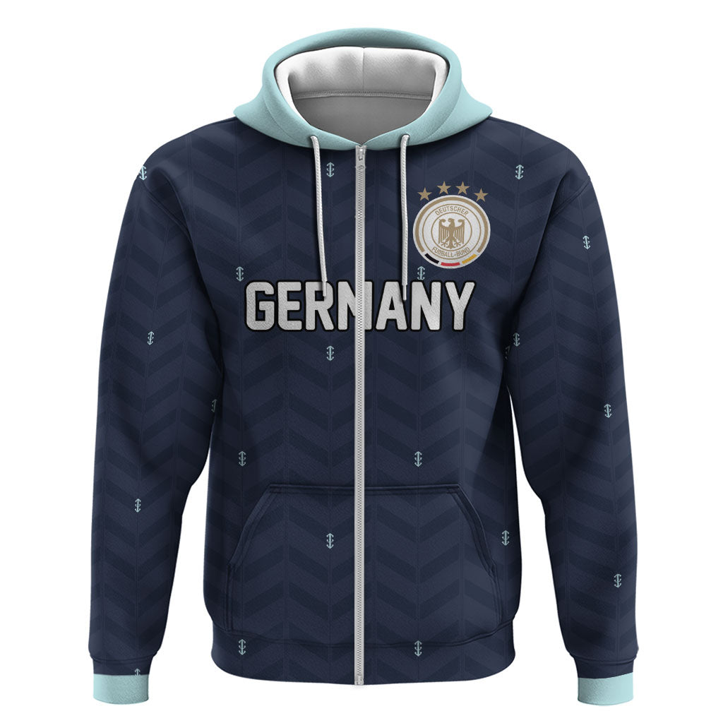 Custom Germany Football 2026 Hoodie Midnight Eagle Heritage
