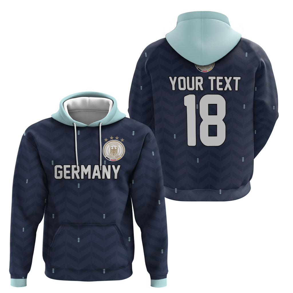 Custom Germany Football 2026 Hoodie Midnight Eagle Heritage