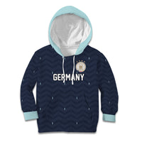 Custom Germany Football 2026 Kid Hoodie Midnight Eagle Heritage