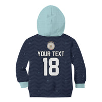 Custom Germany Football 2026 Kid Hoodie Midnight Eagle Heritage