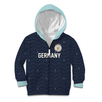 Custom Germany Football 2026 Kid Hoodie Midnight Eagle Heritage