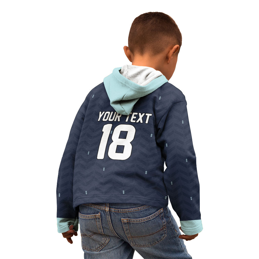 Custom Germany Football 2026 Kid Hoodie Midnight Eagle Heritage