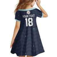 Custom Germany Football 2026 Kid Short Sleeve Dress Midnight Eagle Heritage