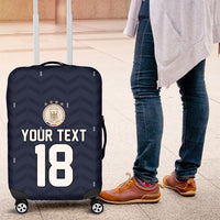 Custom Germany Football 2026 Luggage Cover Midnight Eagle Heritage