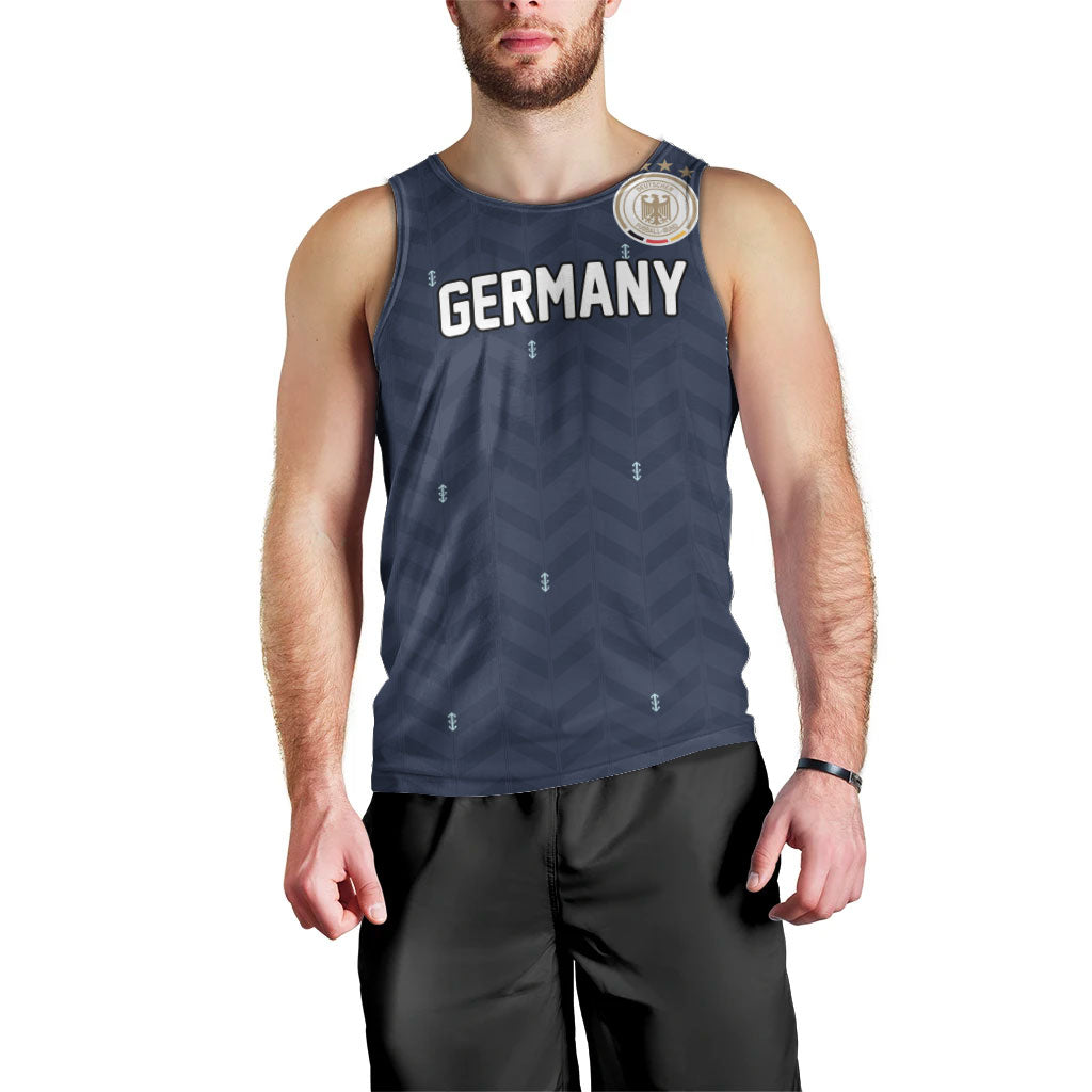 Custom Germany Football 2026 Men Tank Top Midnight Eagle Heritage