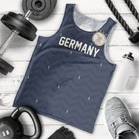 Custom Germany Football 2026 Men Tank Top Midnight Eagle Heritage