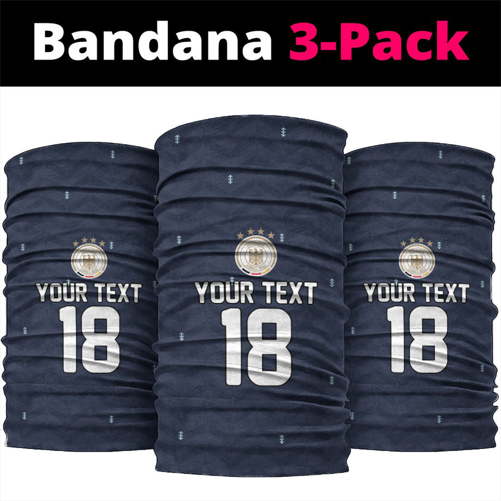 Custom Germany Football 2026 Neck Gaiter Midnight Eagle Heritage