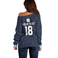 Custom Germany Football 2026 Off Shoulder Sweater Midnight Eagle Heritage