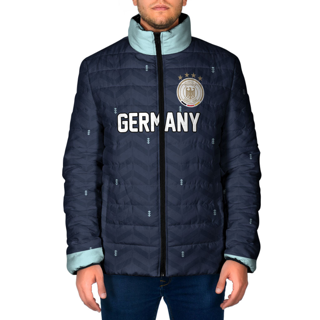 Custom Germany Football 2026 Padded Jacket Midnight Eagle Heritage