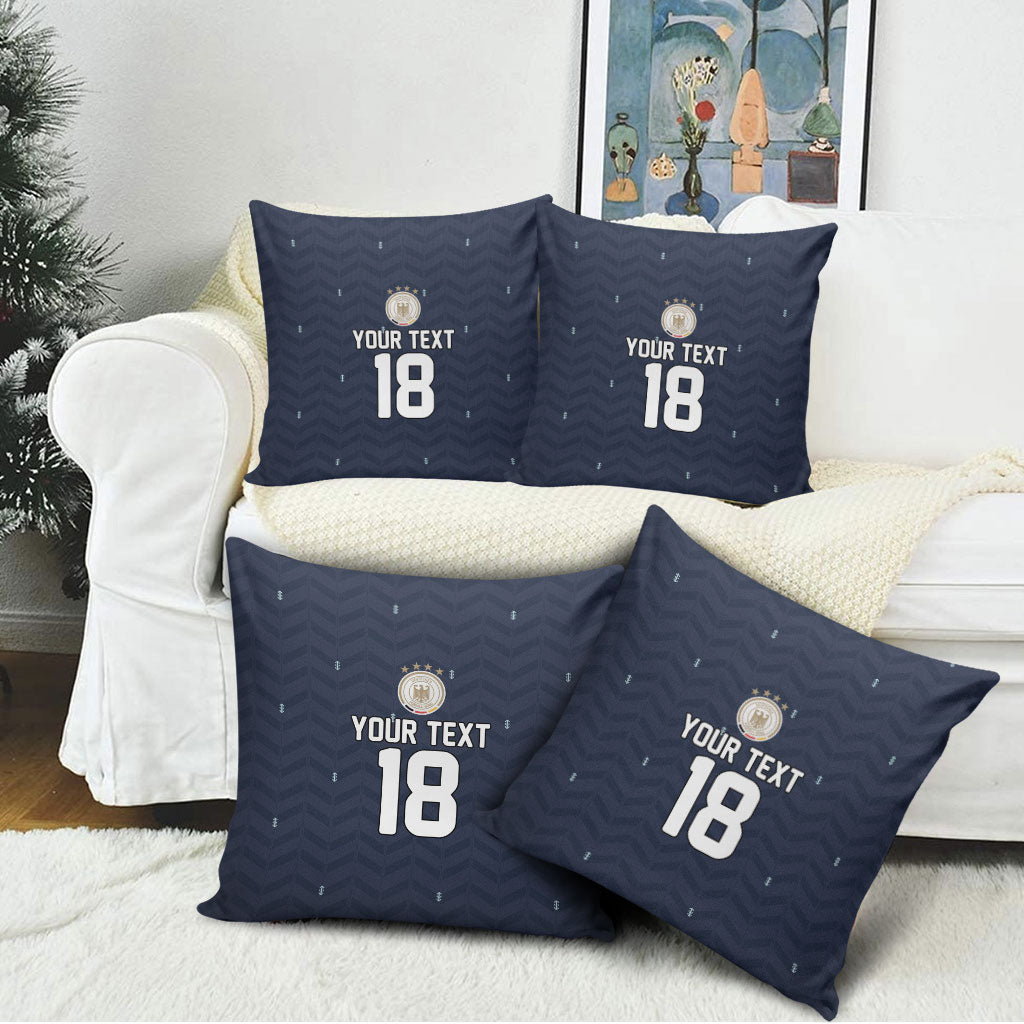 Custom Germany Football 2026 Pillow Cover Midnight Eagle Heritage