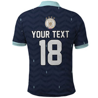 Custom Germany Football 2026 Polo Shirt Midnight Eagle Heritage