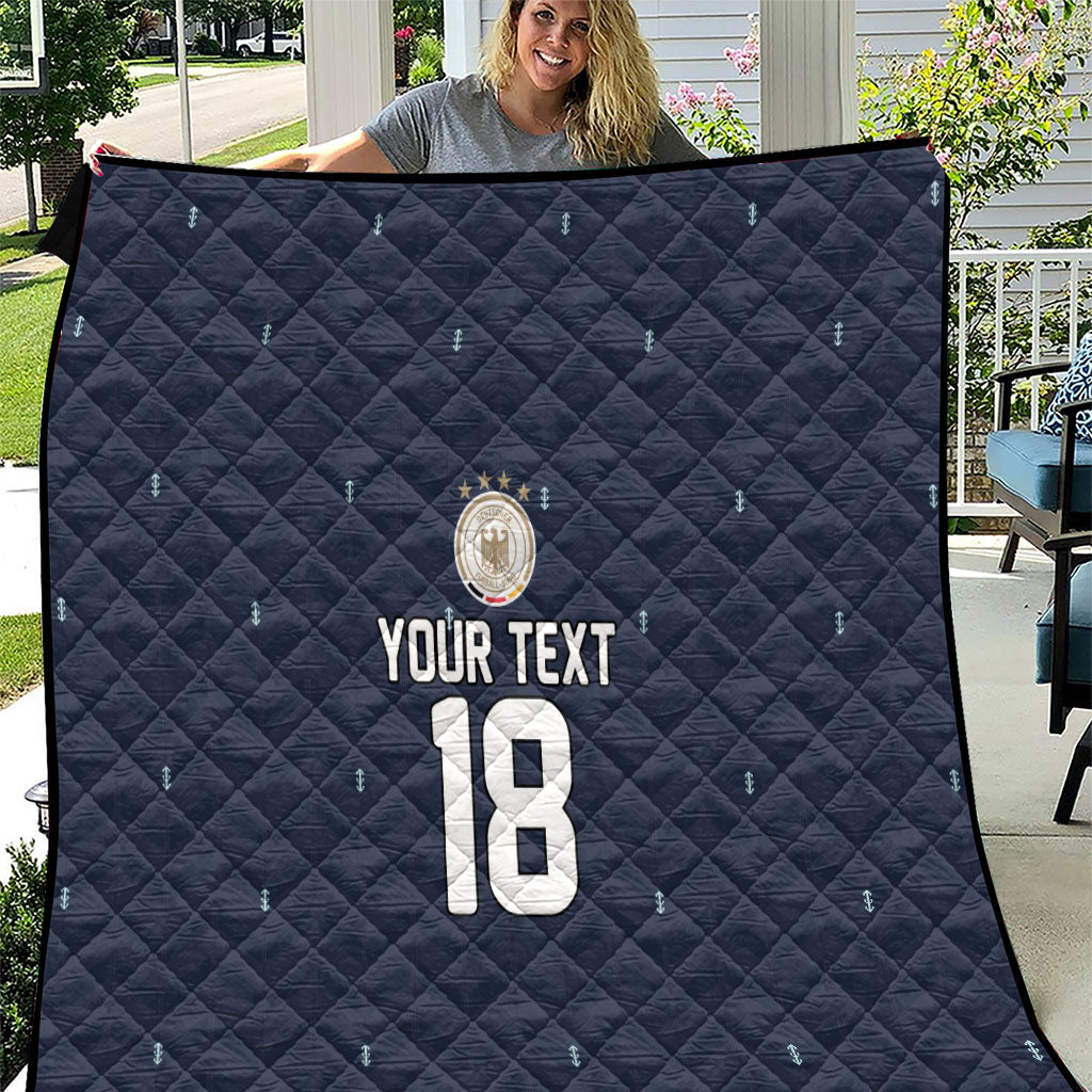 Custom Germany Football 2026 Quilt Midnight Eagle Heritage