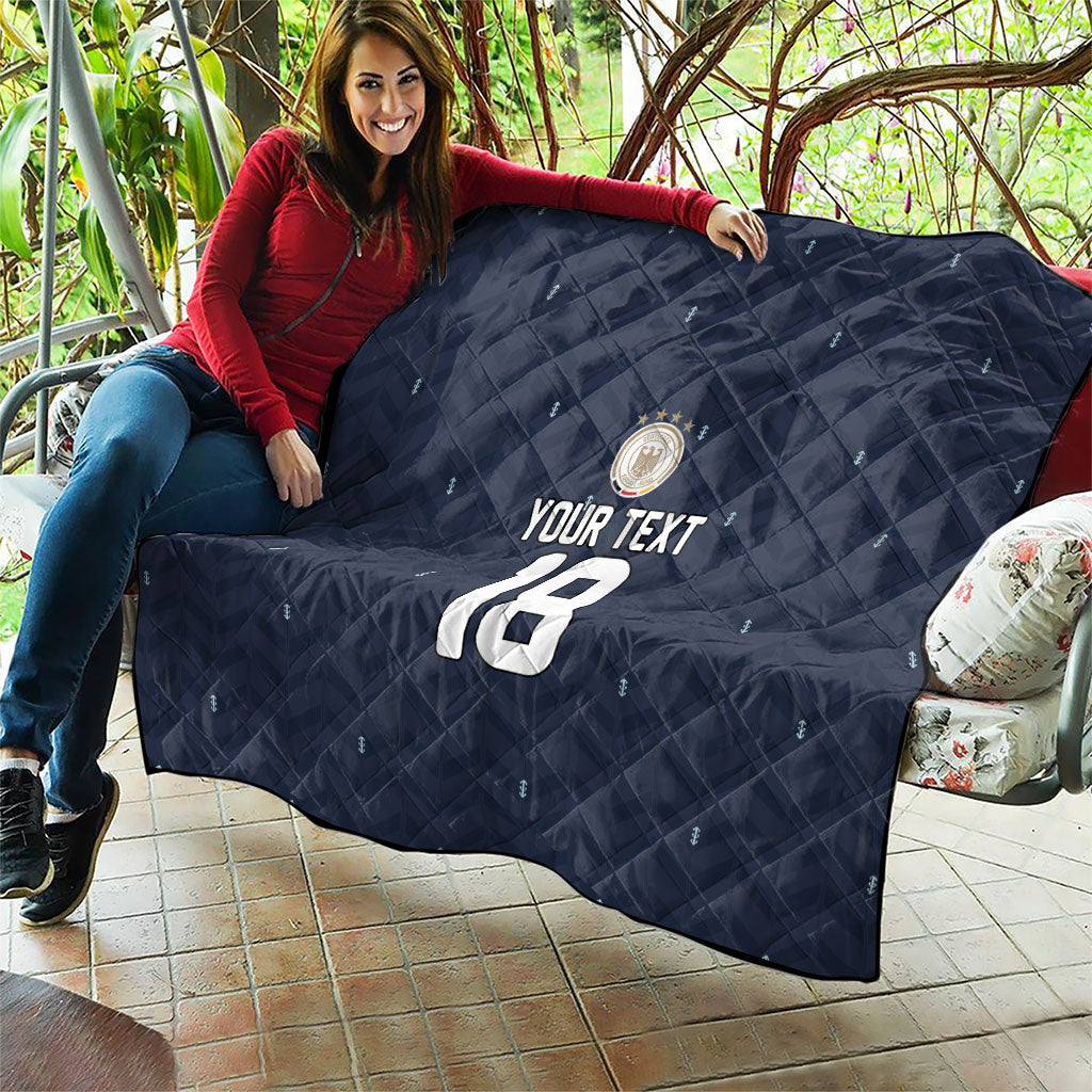 Custom Germany Football 2026 Quilt Midnight Eagle Heritage