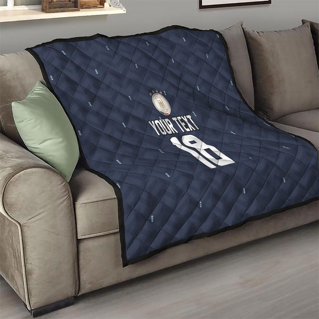 Custom Germany Football 2026 Quilt Midnight Eagle Heritage