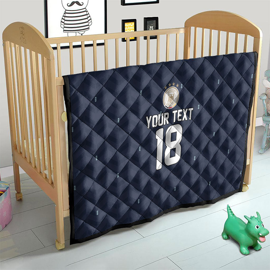 Custom Germany Football 2026 Quilt Midnight Eagle Heritage