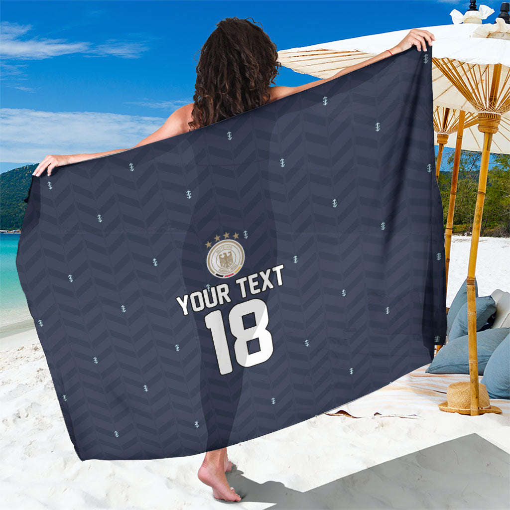 Custom Germany Football 2026 Sarong Midnight Eagle Heritage