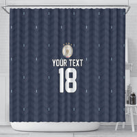 Custom Germany Football 2026 Shower Curtain Midnight Eagle Heritage