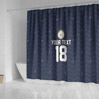 Custom Germany Football 2026 Shower Curtain Midnight Eagle Heritage