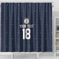 Custom Germany Football 2026 Shower Curtain Midnight Eagle Heritage