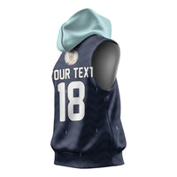 Custom Germany Football 2026 Sleeveless Hoodie Midnight Eagle Heritage