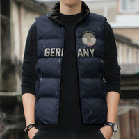 Custom Germany Football 2026 Sleeveless Puffer Jacket Midnight Eagle Heritage