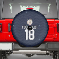 Custom Germany Football 2026 Spare Tire Cover Midnight Eagle Heritage