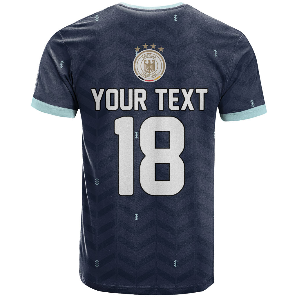 Custom Germany Football 2026 T Shirt Midnight Eagle Heritage