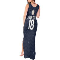 Custom Germany Football 2026 Tank Maxi Dress Midnight Eagle Heritage