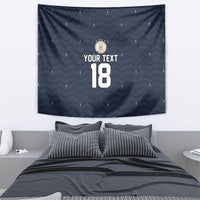 Custom Germany Football 2026 Tapestry Midnight Eagle Heritage