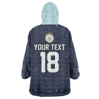 Custom Germany Football 2026 Wearable Blanket Hoodie Midnight Eagle Heritage