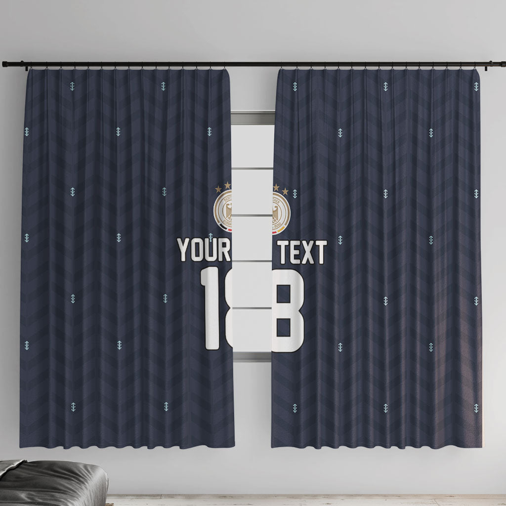 Custom Germany Football 2026 Window Curtain Midnight Eagle Heritage
