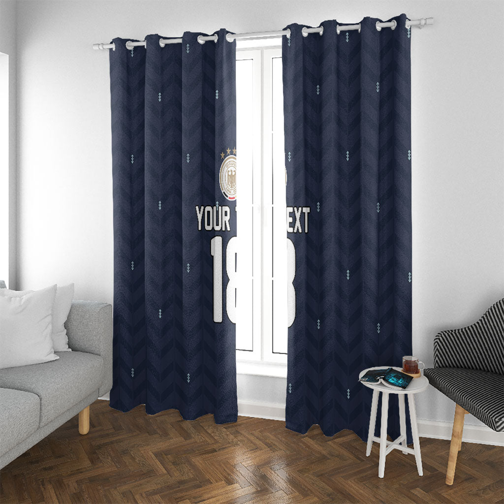 Custom Germany Football 2026 Window Curtain Midnight Eagle Heritage