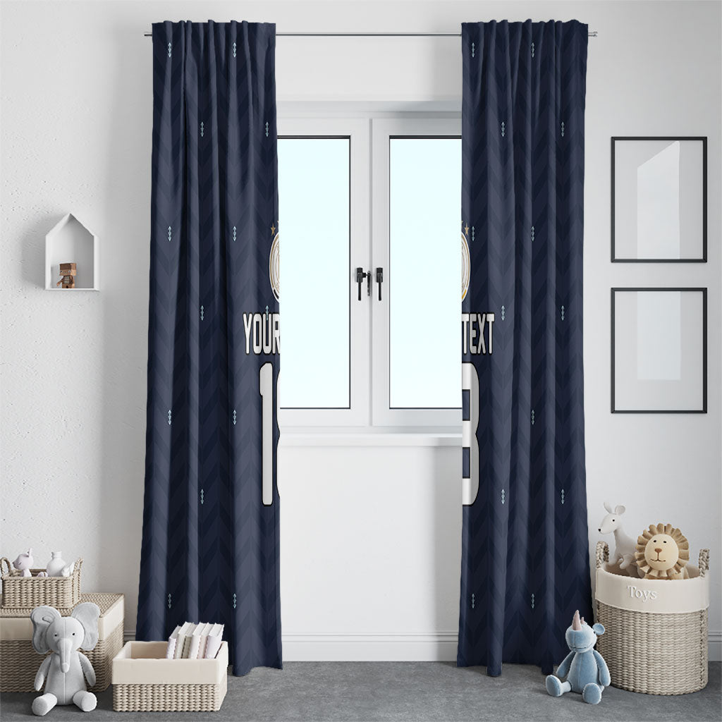 Custom Germany Football 2026 Window Curtain Midnight Eagle Heritage