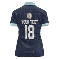Custom Germany Football 2026 Women Polo Shirt Midnight Eagle Heritage
