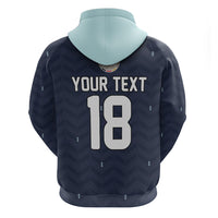 Custom Germany Football 2026 Zip Hoodie Midnight Eagle Heritage