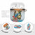 Cayman Islands AirPods Case Iguanas And Parrot Hisbius Flower - Wonder Print Shop