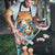 Cayman Islands Apron Iguanas And Parrot Hisbius Flower - Wonder Print Shop