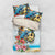 Cayman Islands Bedding Set Iguanas And Parrot Hisbius Flower - Wonder Print Shop