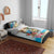 Cayman Islands Bedding Set Iguanas And Parrot Hisbius Flower - Wonder Print Shop