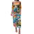 Cayman Islands Family Matching Puletasi and Hawaiian Shirt Iguanas And Parrot Hisbius Flower - Wonder Print Shop
