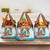 Cayman Islands Grocery Bag Iguanas And Parrot Hisbius Flower - Wonder Print Shop