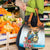Cayman Islands Grocery Bag Iguanas And Parrot Hisbius Flower - Wonder Print Shop
