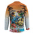 Cayman Islands Hockey Jersey Iguanas And Parrot Hisbius Flower - Wonder Print Shop