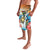 Cayman Islands Lavalava Iguanas And Parrot Hisbius Flower - Wonder Print Shop